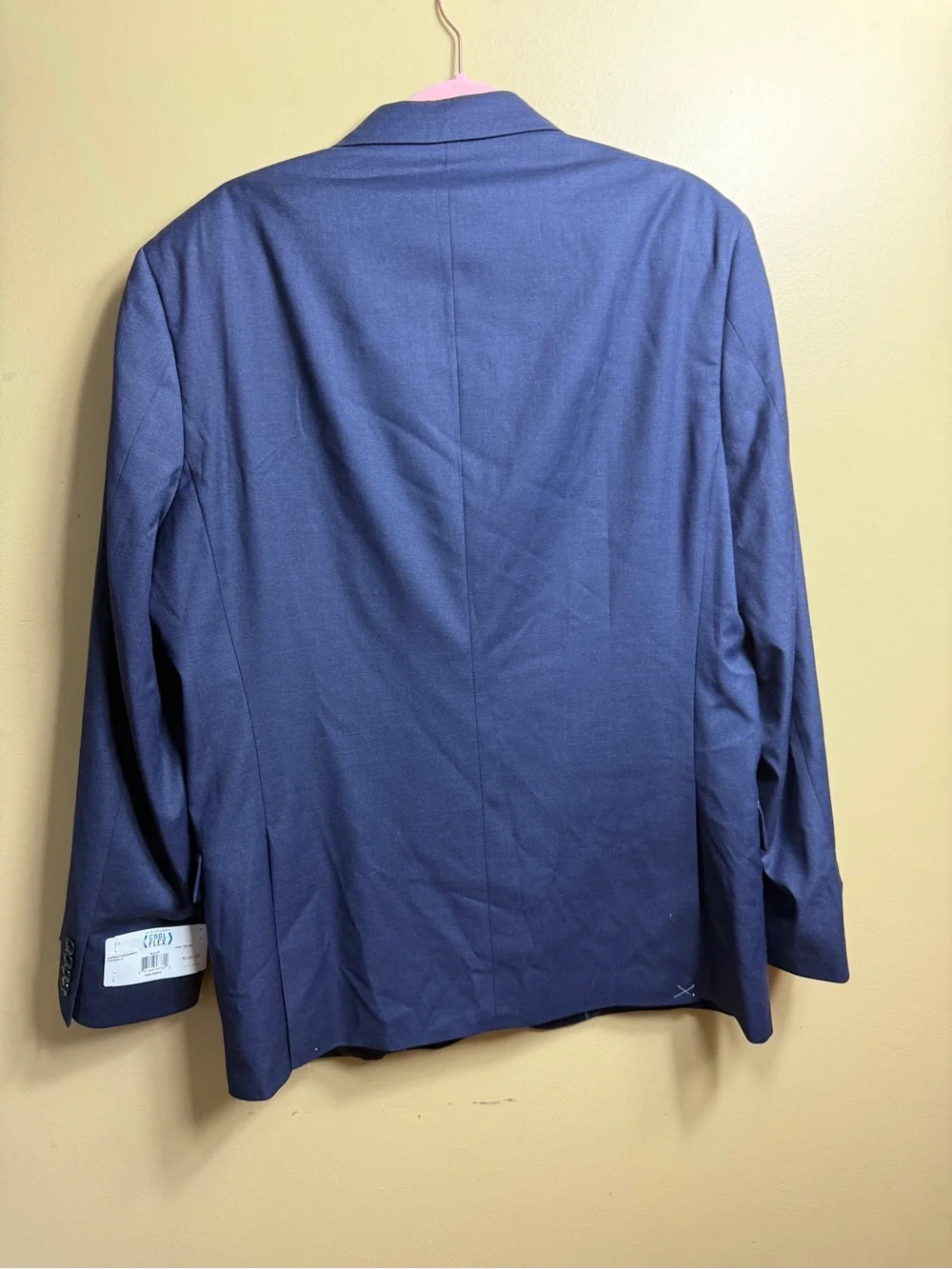 NWT Van Heusen Cool Flex Slim Fit Suit Jacket Navy 44L Blue